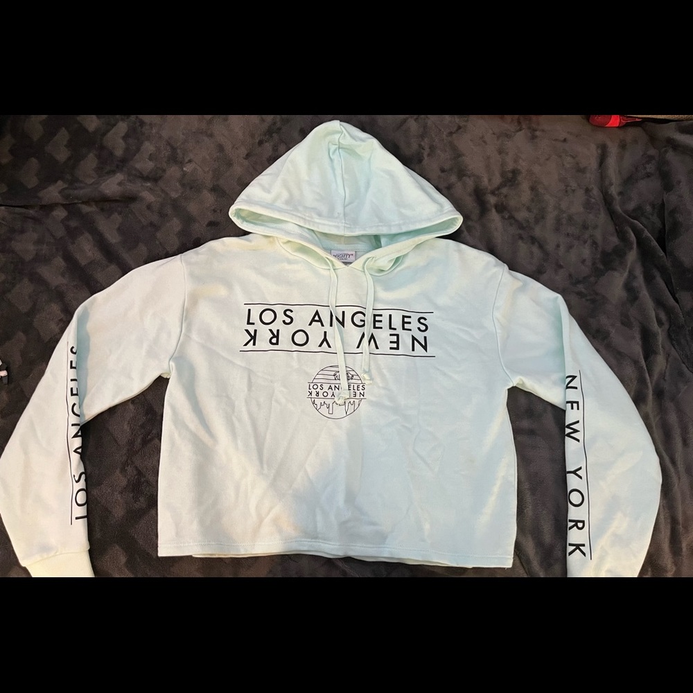 crop hoodie